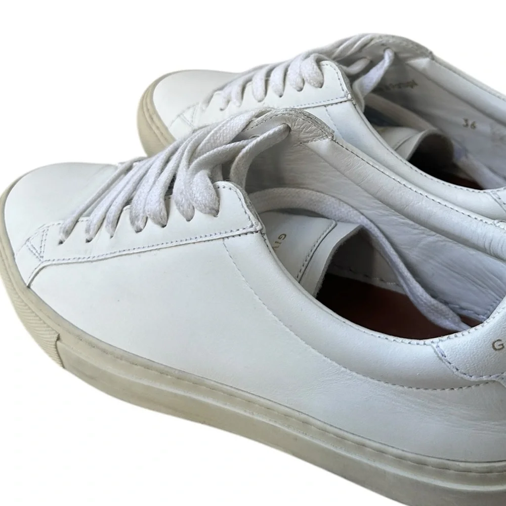 Givenchy  White Leather Low Top Sneakers EU 36 / US 6 - Women. - Picture 8 of 16